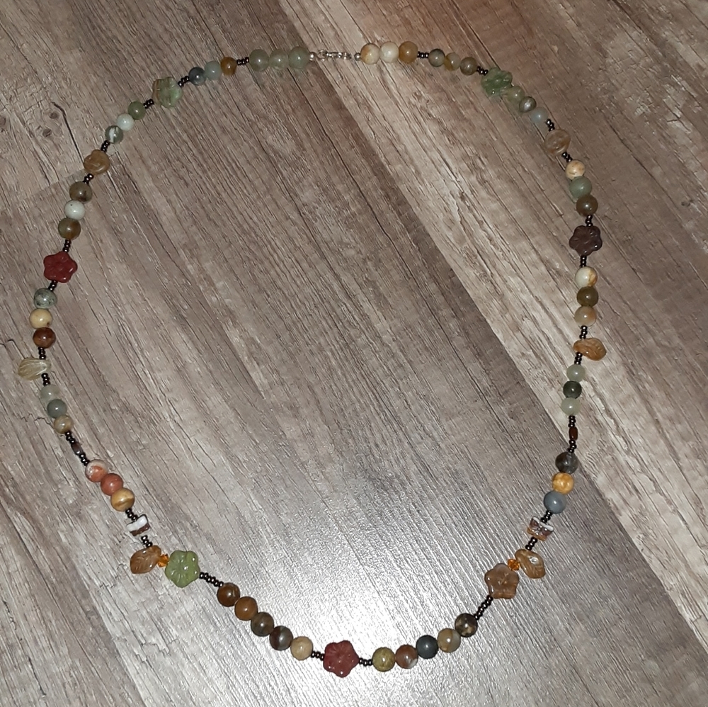 Handmade beaded necklace